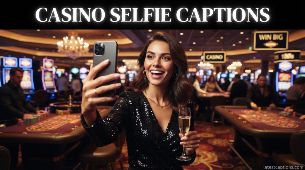 Casino Selfie Captions