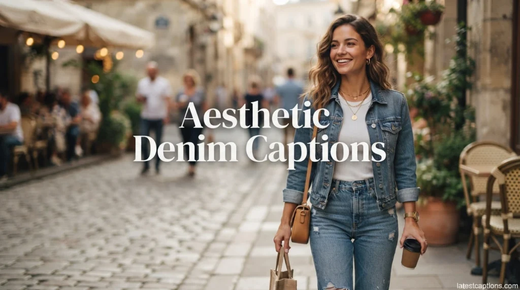 Aesthetic Denim Captions