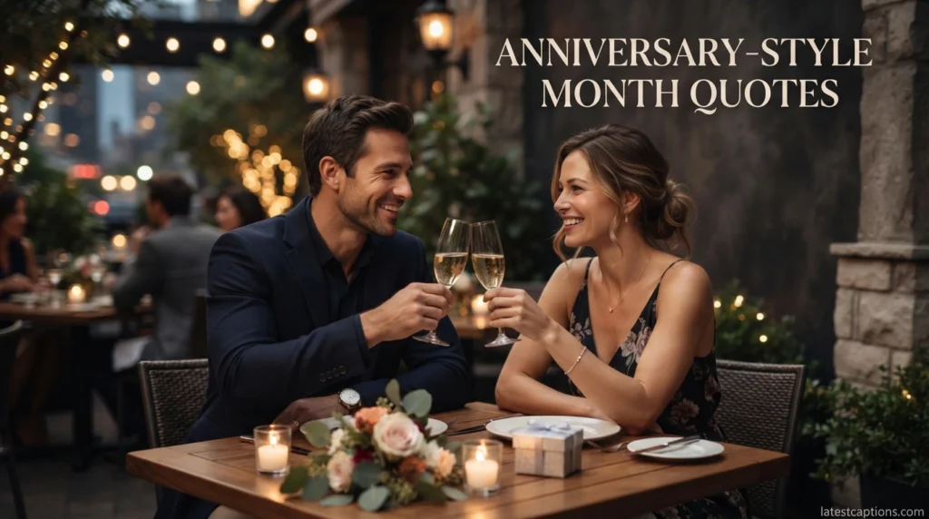 Anniversary-Style Month Quotes