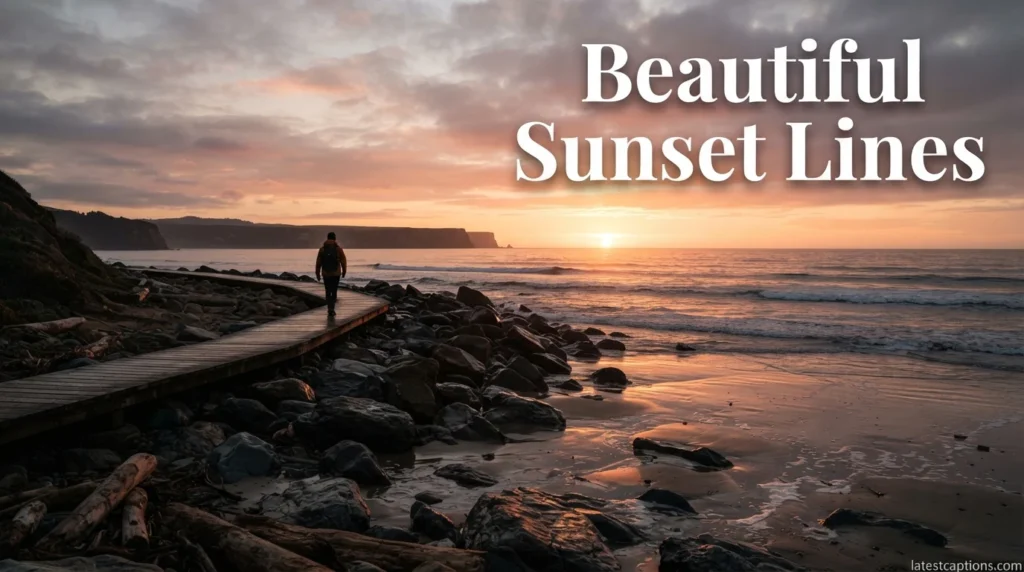 Beautiful Sunset Lines