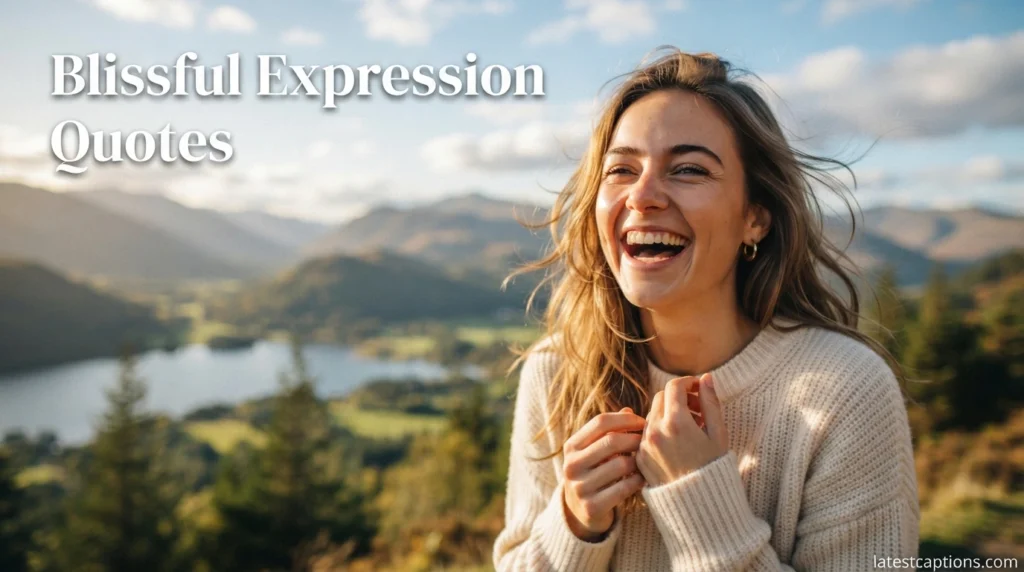 Blissful Expression Quotes