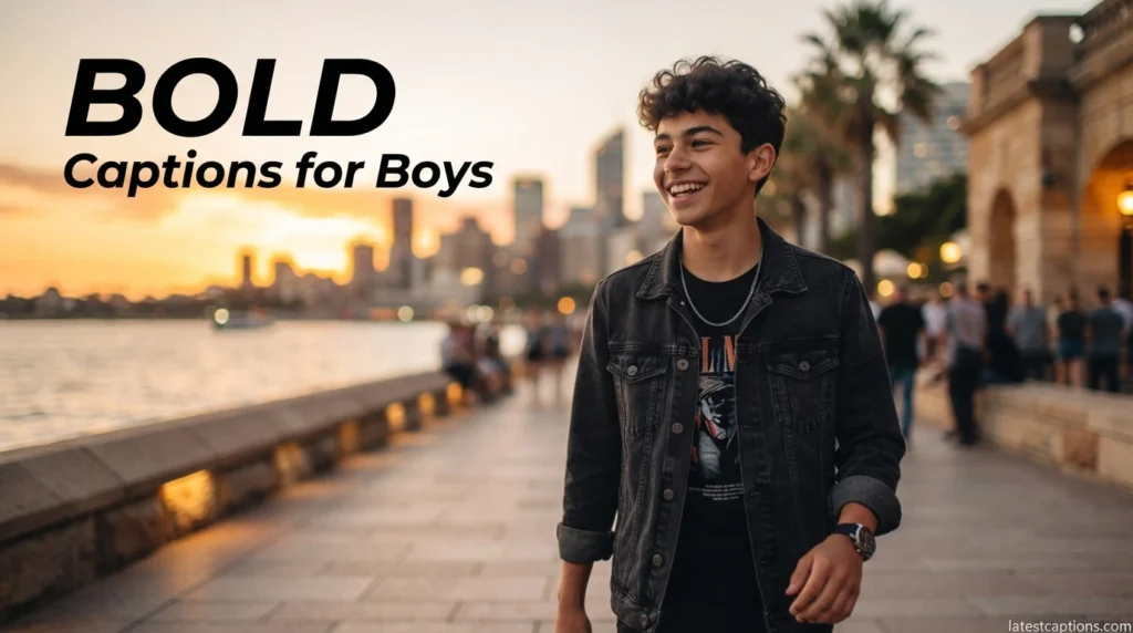 Bold Captions for Boys