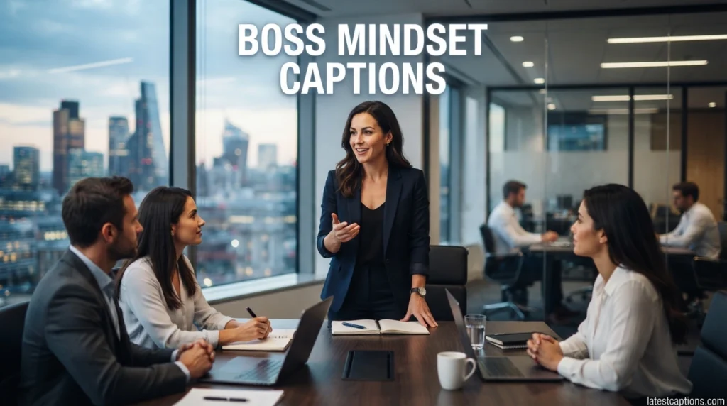 Boss Mindset Captions