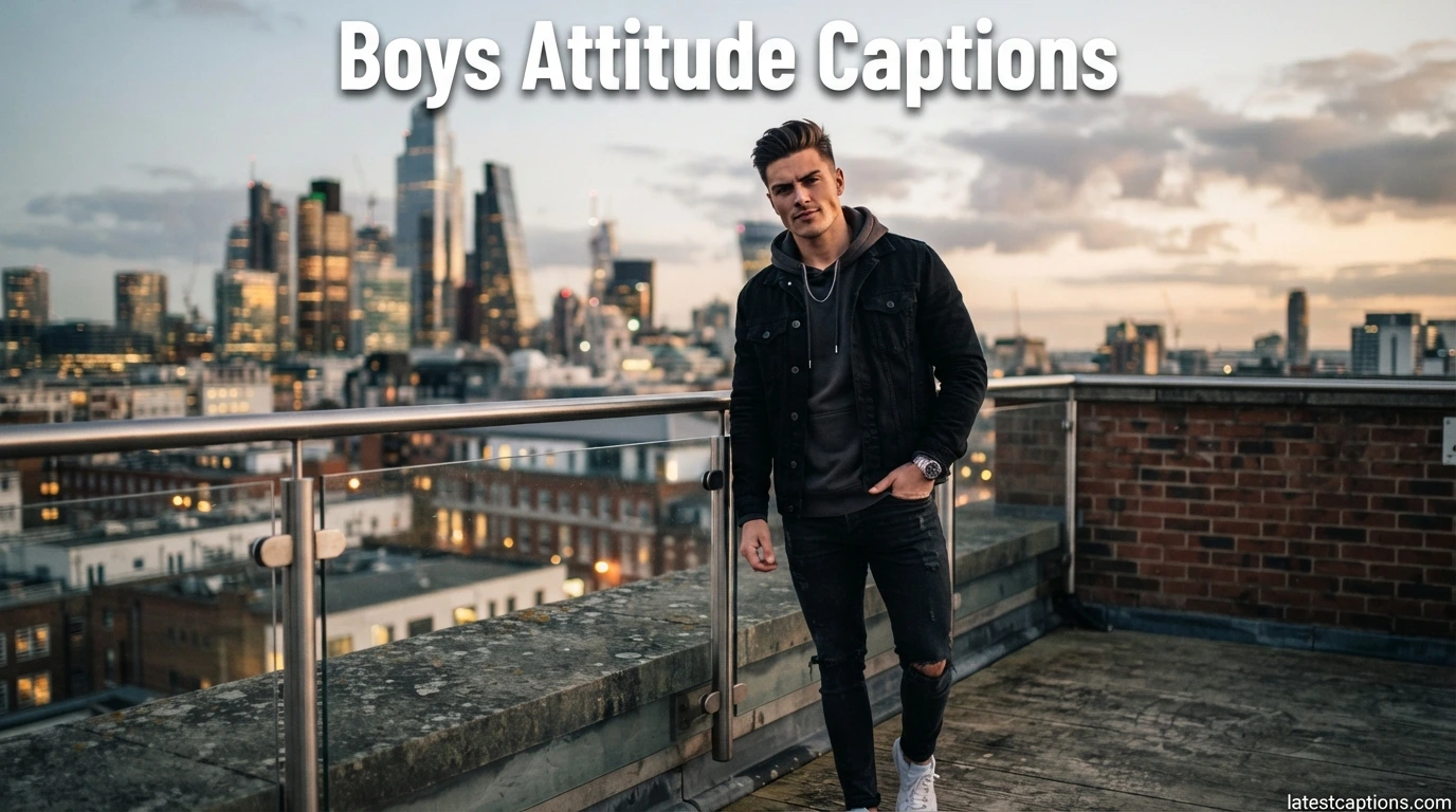 Boys Attitude Captions