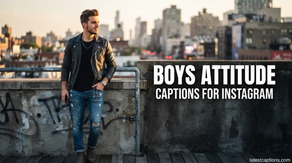Boys Attitude Captions for Instagram