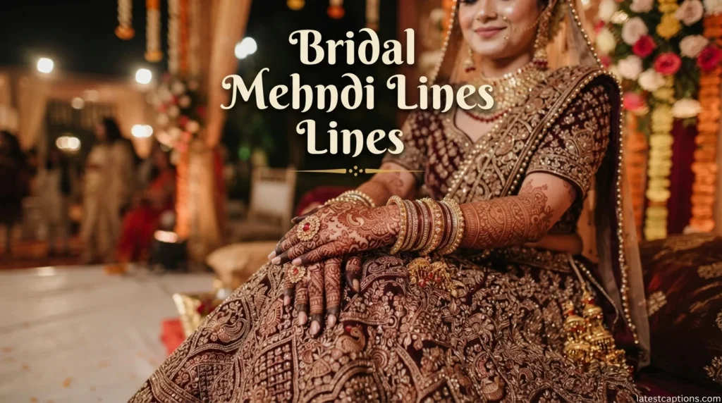 Bridal Mehndi Lines