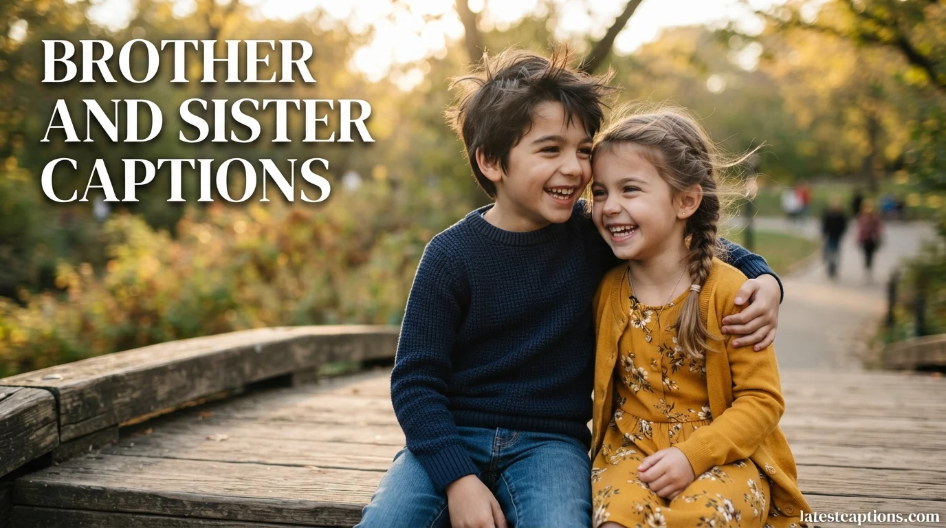 Brother and Sister Captions