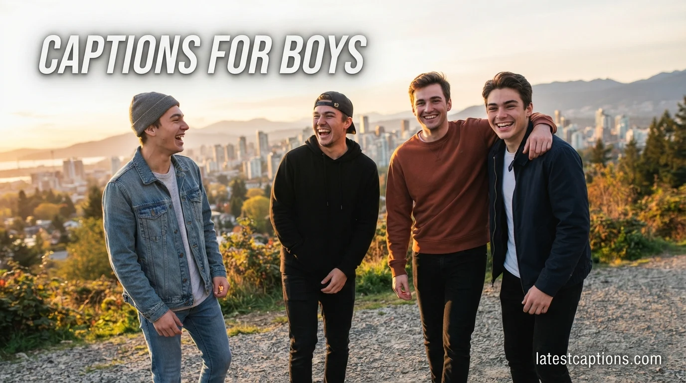 Captions for Boys