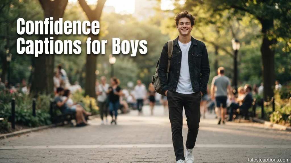 Confidence Captions for Boys