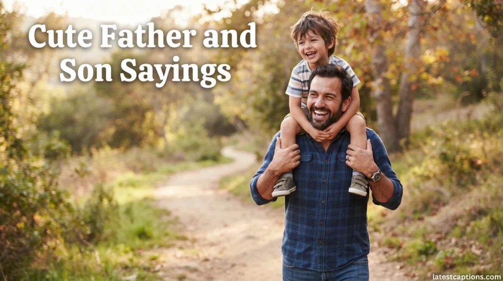 Cute Father and Son Sayings