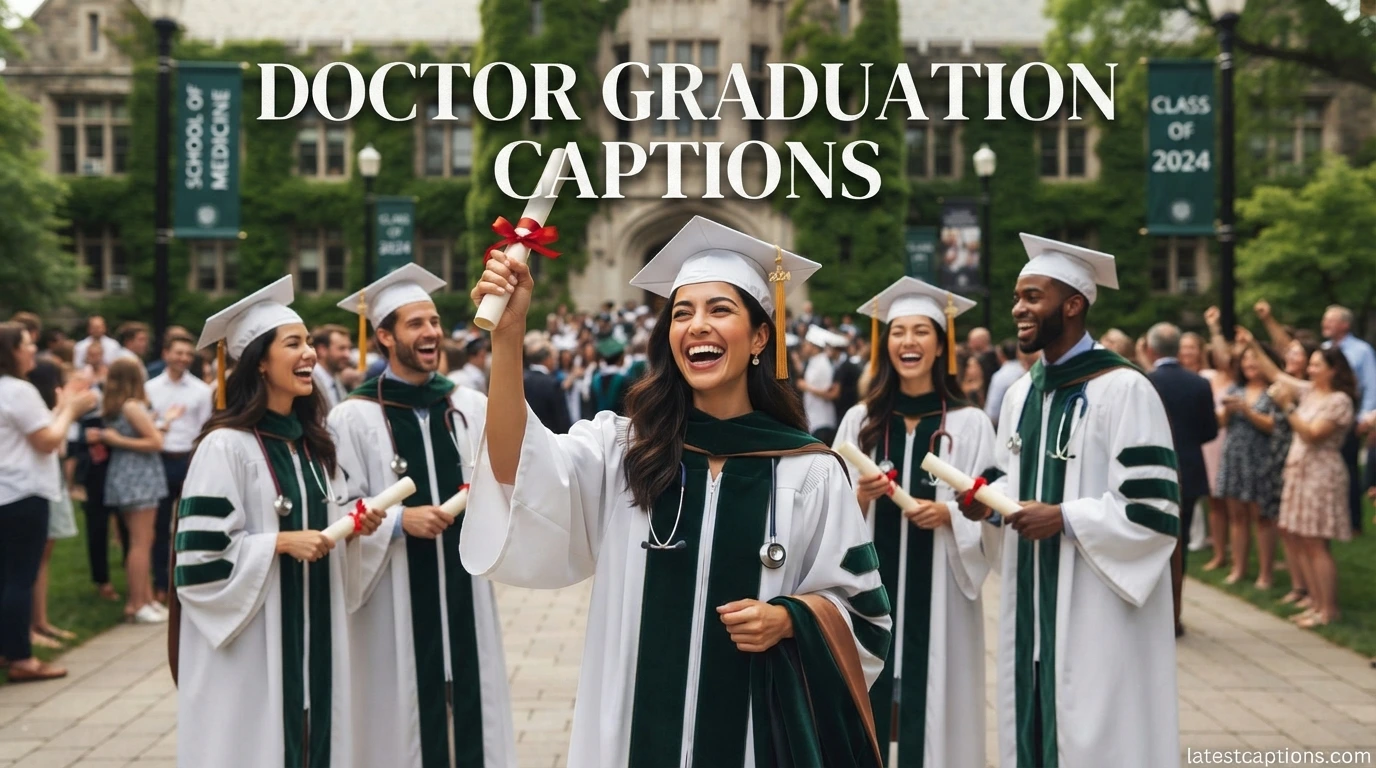 Doctor Graduation Captions