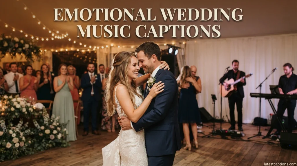 Emotional Wedding Music Captions