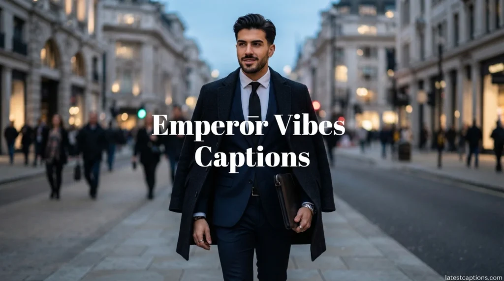 Emperor Vibes Captions
