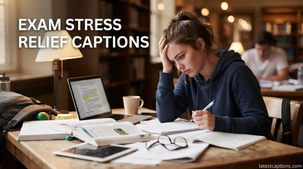 Exam Stress Relief Captions