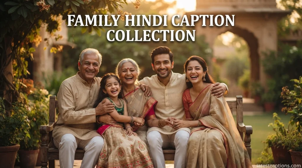 Family Hindi Caption Collection