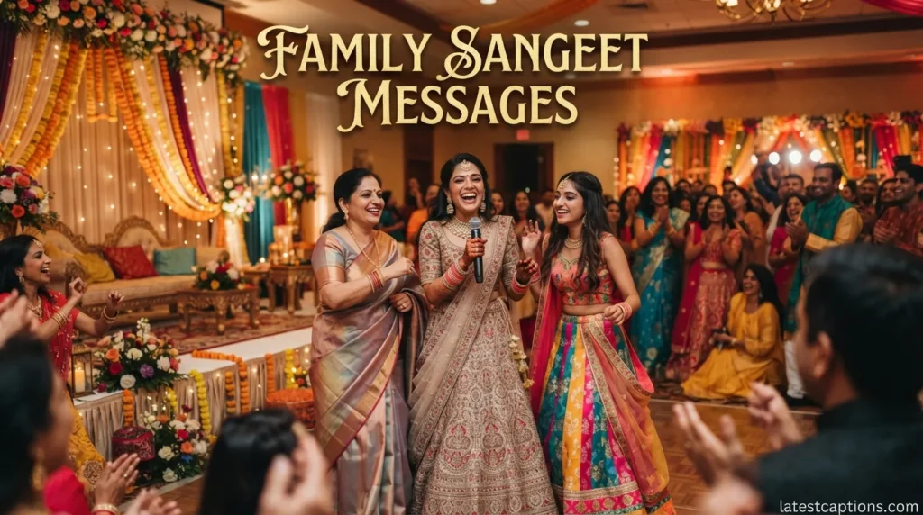 Family Sangeet Messages