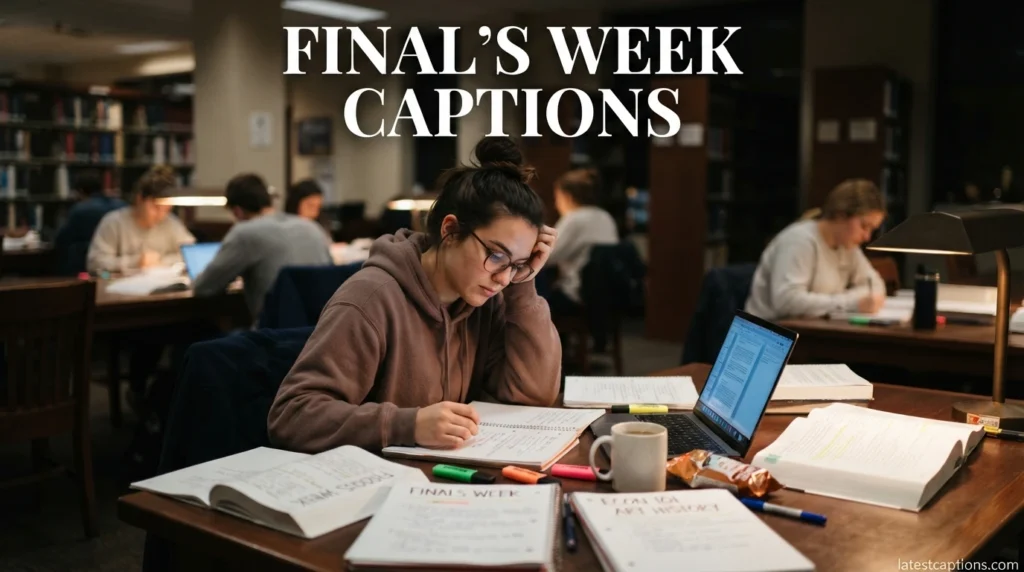 Finals Week Captions