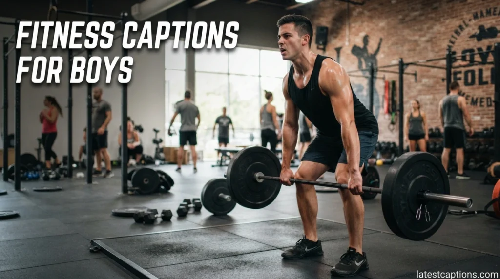 Fitness Captions for Boys