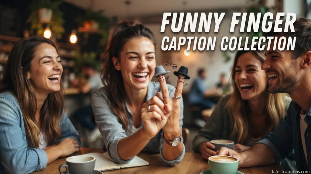 Funny Finger Caption Collection