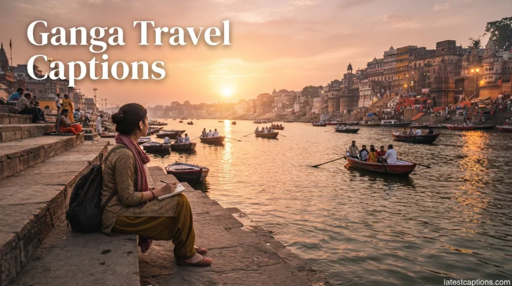 Ganga Travel Captions