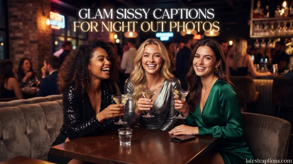 Glam Sissy Captions for Night Out Photos