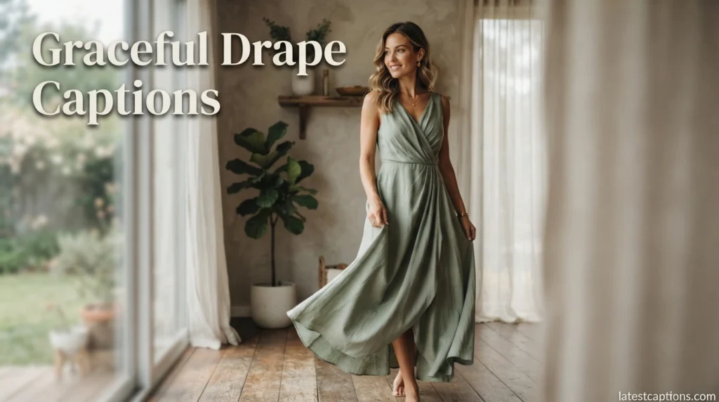 Graceful Drape Captions