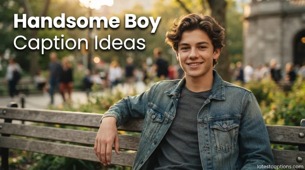 Handsome Boy Caption Ideas