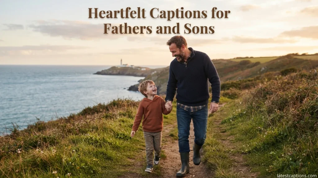Heartfelt Captions for Fathers and Sons