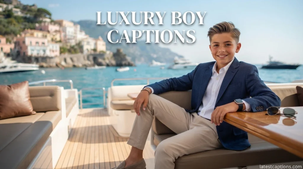 Luxury Boy Captions