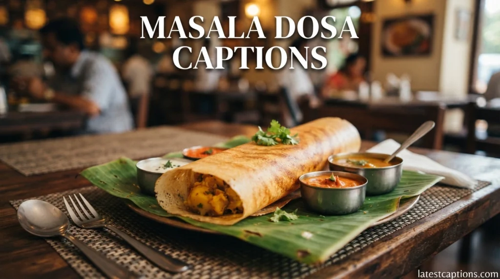 Masala Dosa Captions