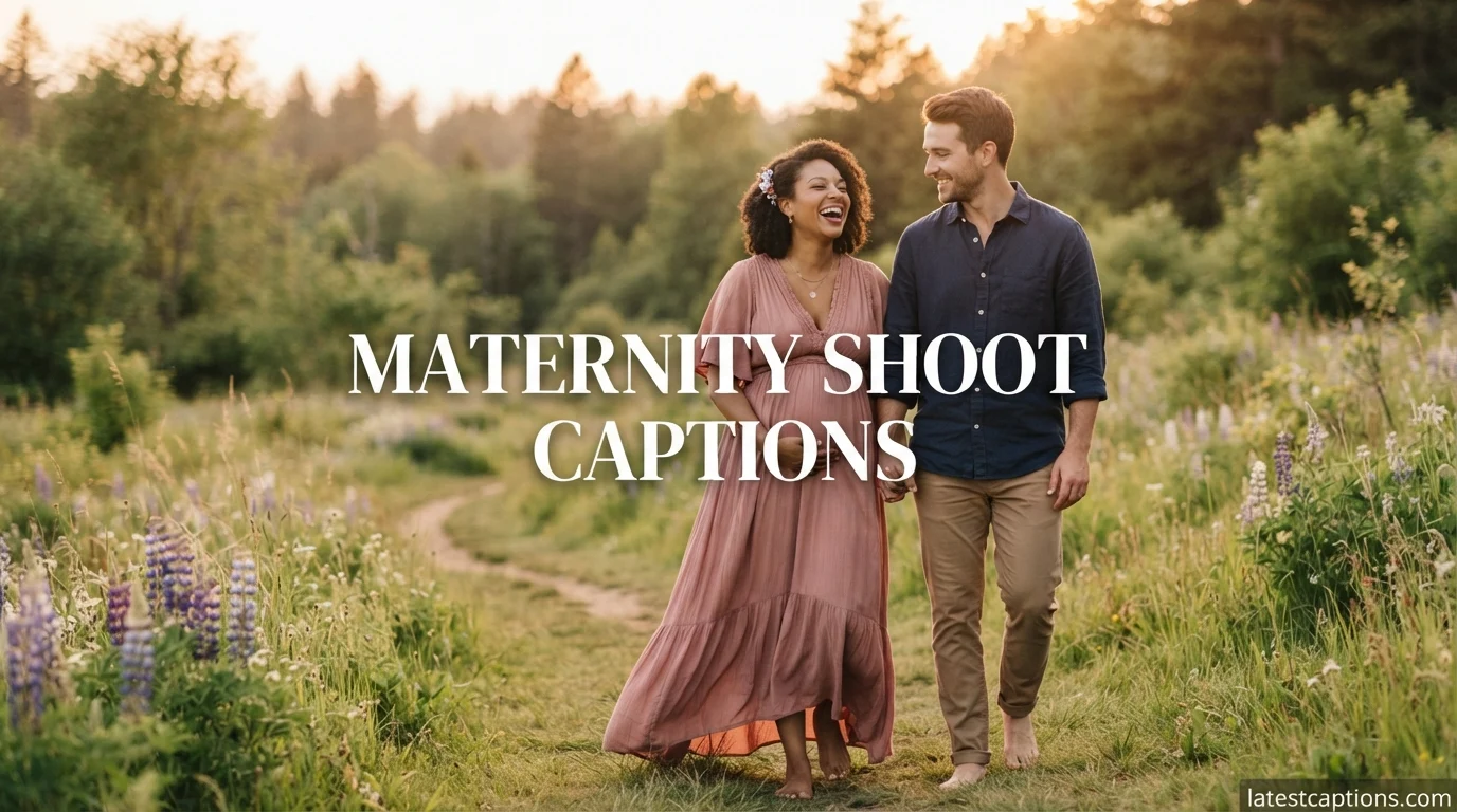 Maternity Shoot Captions