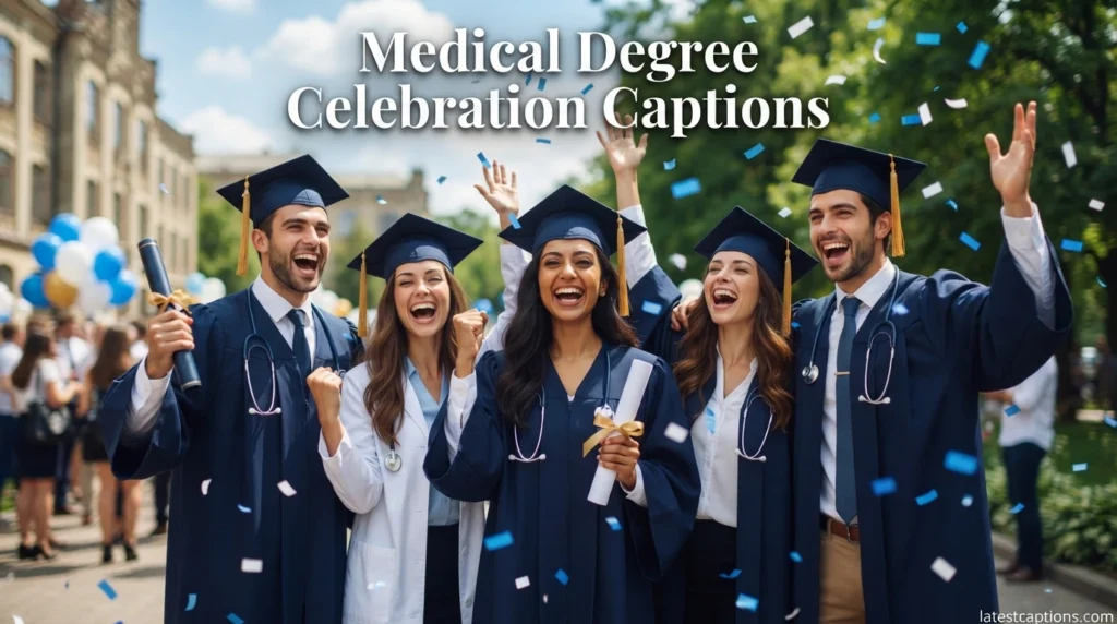 Medical Degree Celebration Captions