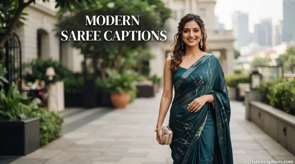 Modern Saree Captions