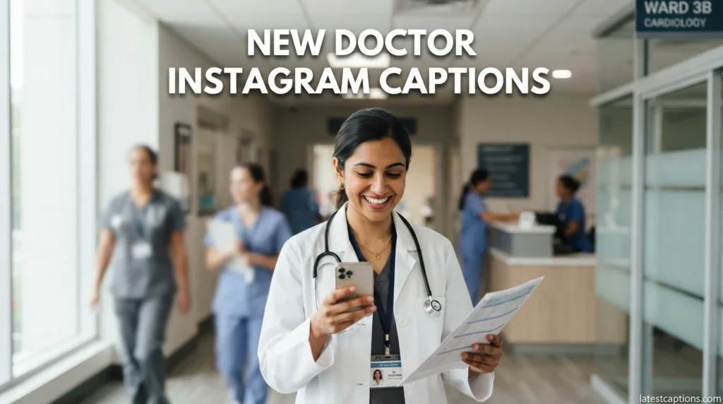 New Doctor Instagram Captions