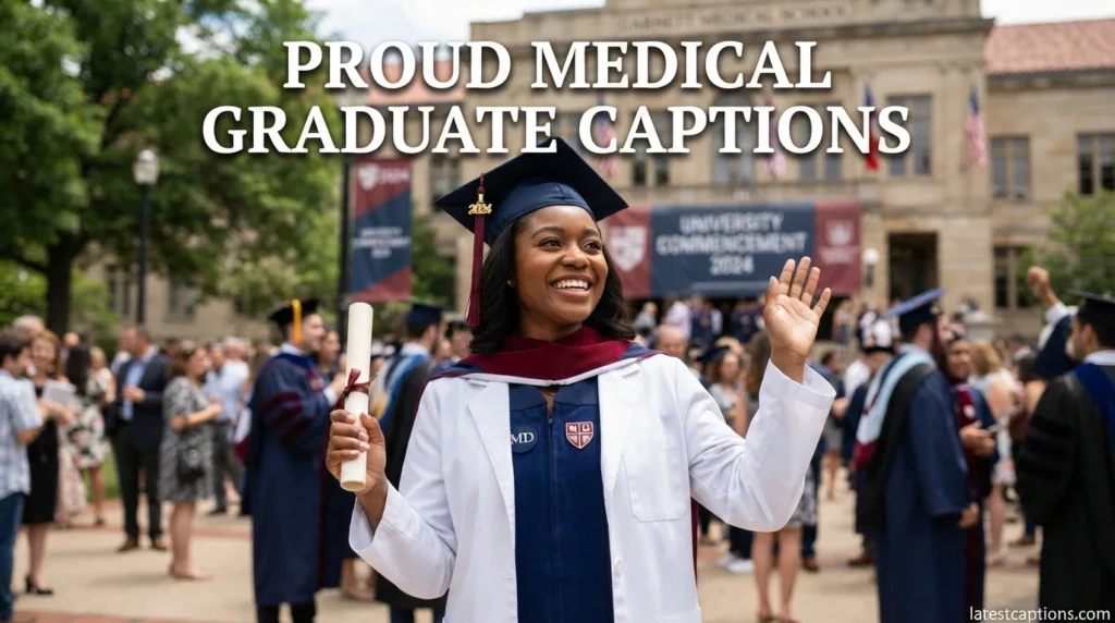 Proud Medical Graduate Captions