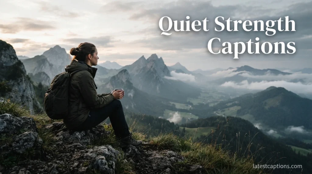 Quiet Strength Captions