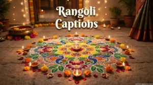 Rangoli Captions