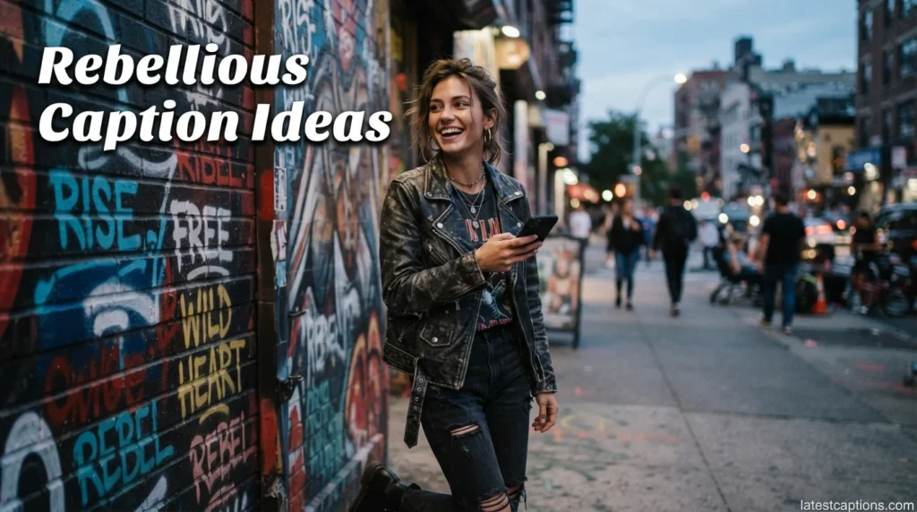 Rebellious Caption Ideas