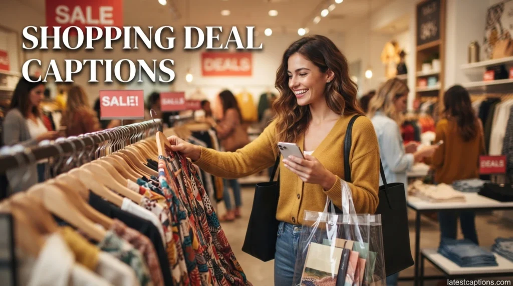 Shopping Deal Captions