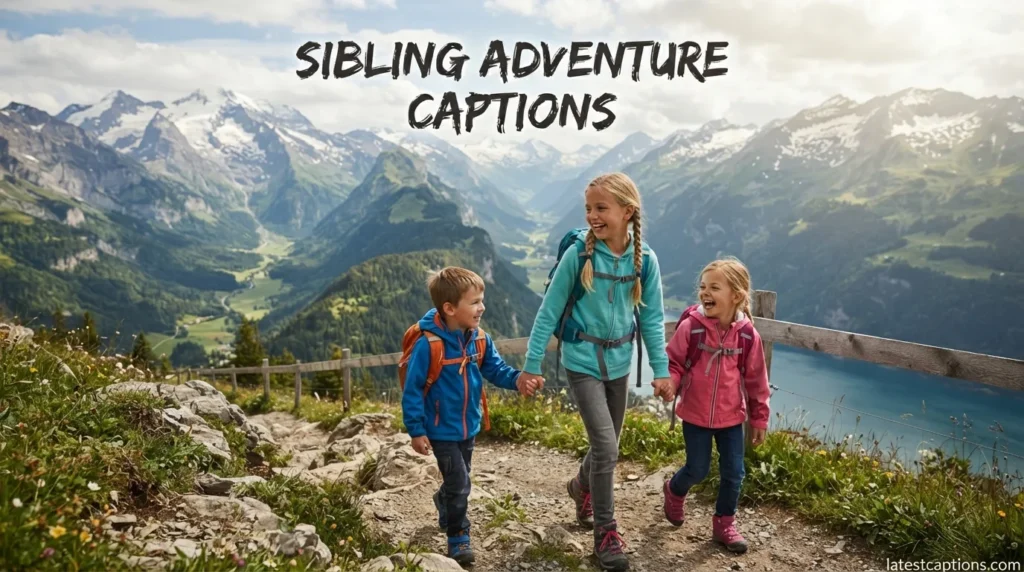 Sibling Adventure Captions