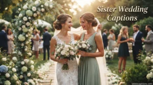 Sister Wedding Captions