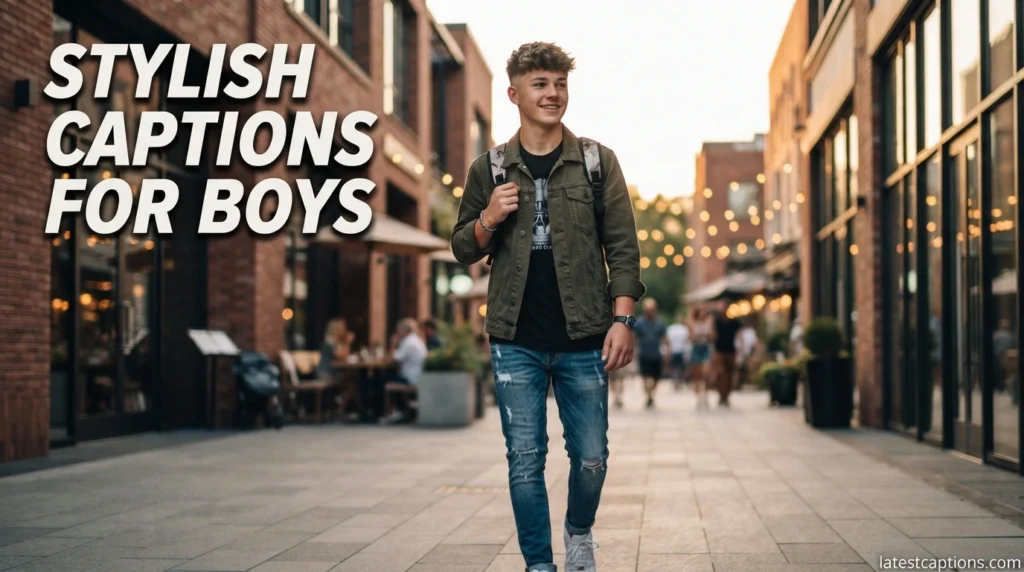 Stylish Captions for Boys