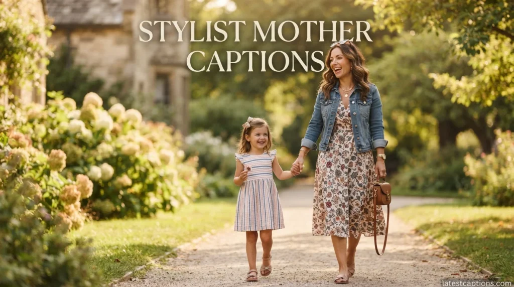 Stylish Mother Captions