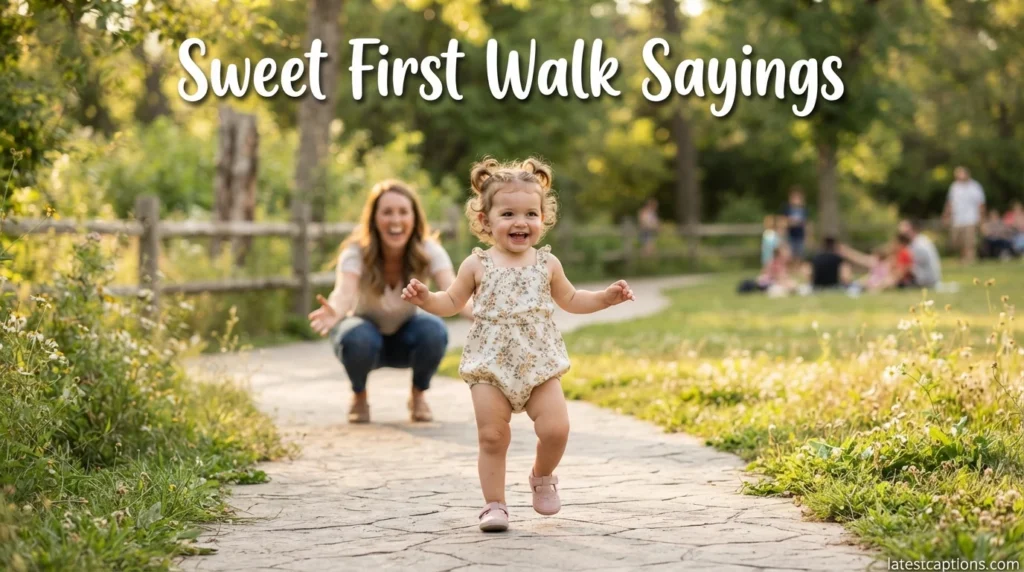 Sweet First Walk Sayings