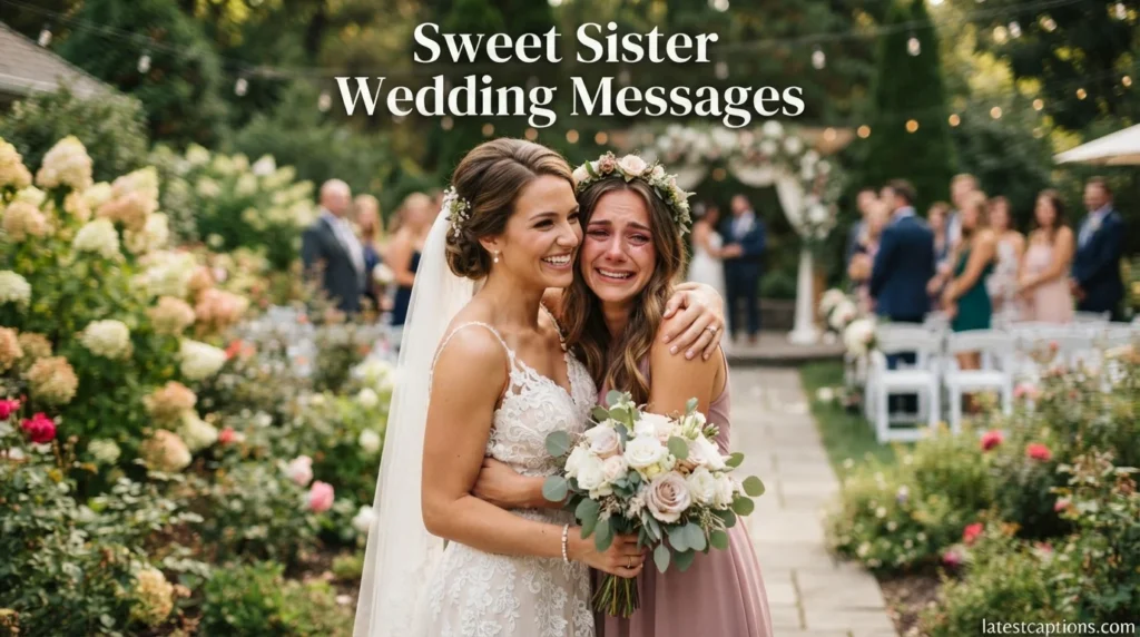 Sweet Sister Wedding Messages
