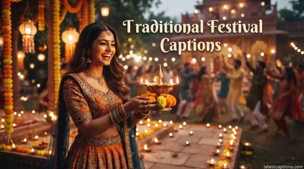 Traditional Festival Captions