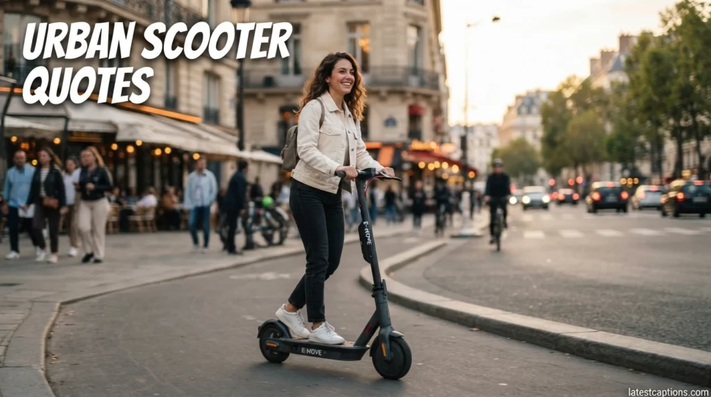 Urban Scooter Quotes