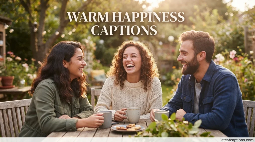 Warm Happiness Captions